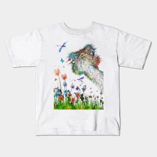 Ostrich peeking Kids T-Shirt